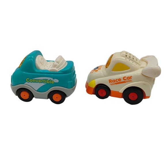 VTech Go Go Smart Wheels Race Car & Convertible Tested Lot Of 2 - Picture 9 of 10